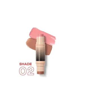 WinningBlush Desert Island Duo - Shade 02 Warm Coral & Light Terracotta Bronzer Stick Makeup Cosmetic Vegan Cruelty-Free