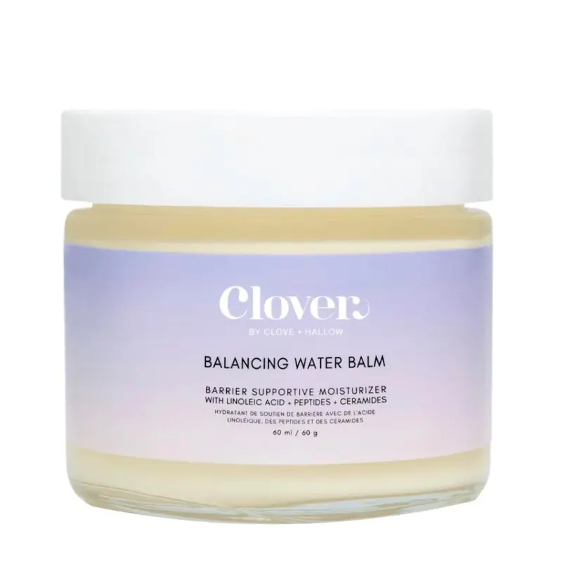 Balancing Water Balm - Skin Barrier Repair Deep Hydration Moisturizer Infused with Serum of Ceramides, Vegan Cholesterol, Peptides & Linoleic Acid Skincare Cream Moisture Hydrate Sensitive Hydrating