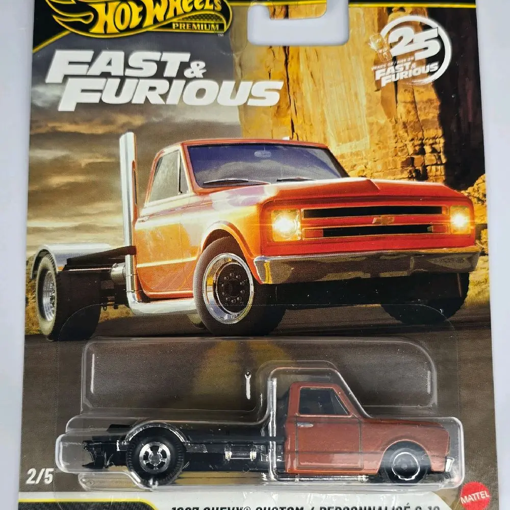 Hot Wheels Premium 1967 C10 Custom Diecast Truck - New Classic Model Cars, Collectibles, Diecast Model Cars for Entertainment Enthusiasts, No