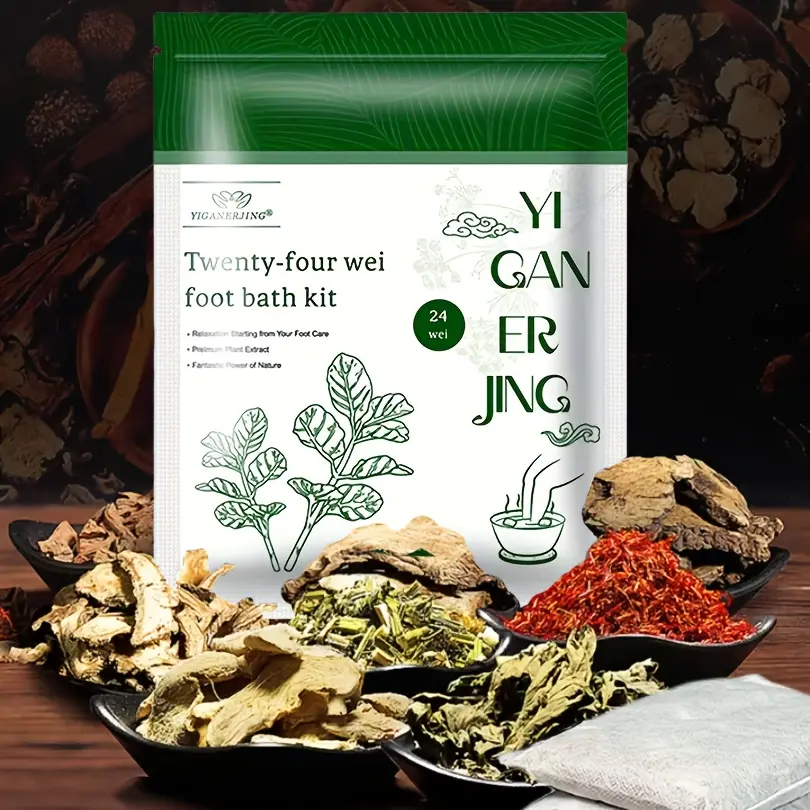 YIGANERJING 30Pc/Bag Herbal Foot Soak Bag Warm Foot Bath Pack Improve Sleep Relieve Fatigue Foot Spa Detox Foot Care Bags For Men Women