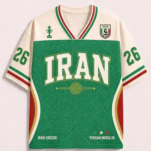 Iran Soccer Jersey, Persian Match 26 Football Fan Shirt, Iran Game Day Tee, Vintage Soccer Jersey, Persian Pride Gift