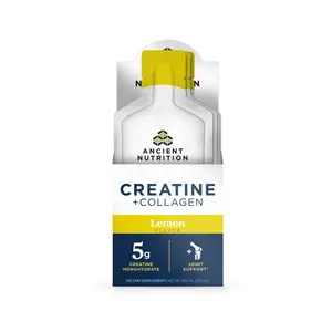 Creatine + Collagen | Gel Packs Lemon (15 Servings)