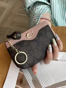 Women's Ultra-Thin Coin Purse, Zipper Mini Wallet, Fashionable Unique Design, Trendy Instagram Style, Small Pocket Money Holder
