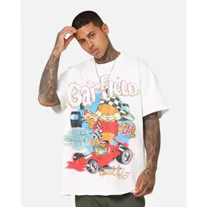 American Thrift X Garfield Race Heavyweight T-Shirt White