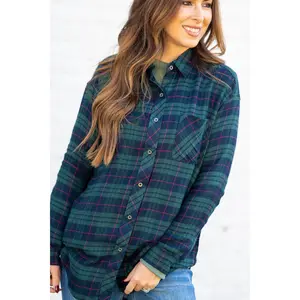 Fashionista Plaid Tunic Flannel