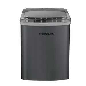 Frigidaire 26 Ib Black & Stainless Steel Ice Maker for Efficient Ice Production - Modern & Stylish Design for Reliable Ice Supply