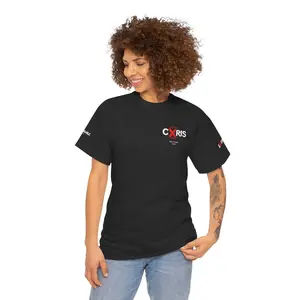 Black Cxris 'Rain Check' Tee — Lyric Print