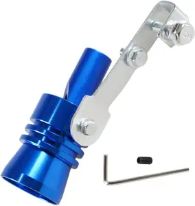 Universal Turbo Sound Pipe Whistle Muffler Sounder Simulator Tailpipe Noise Sound Enhancer XL Red for Trucks Motorcycles Cars Dirt Bikes and Scooters