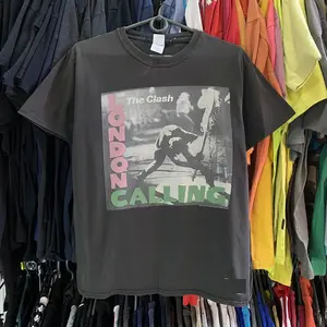 Vintage The Clash London Calling 1979 rock band tee