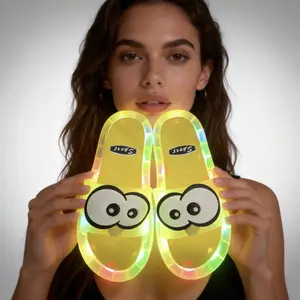 LED Magic Light Up Sandals for Women Men - Unisex Colorful  Shoes That Shine When You Walk - Unique Summer Beach  for Party, Festival, Evening Outdoor glow slippers