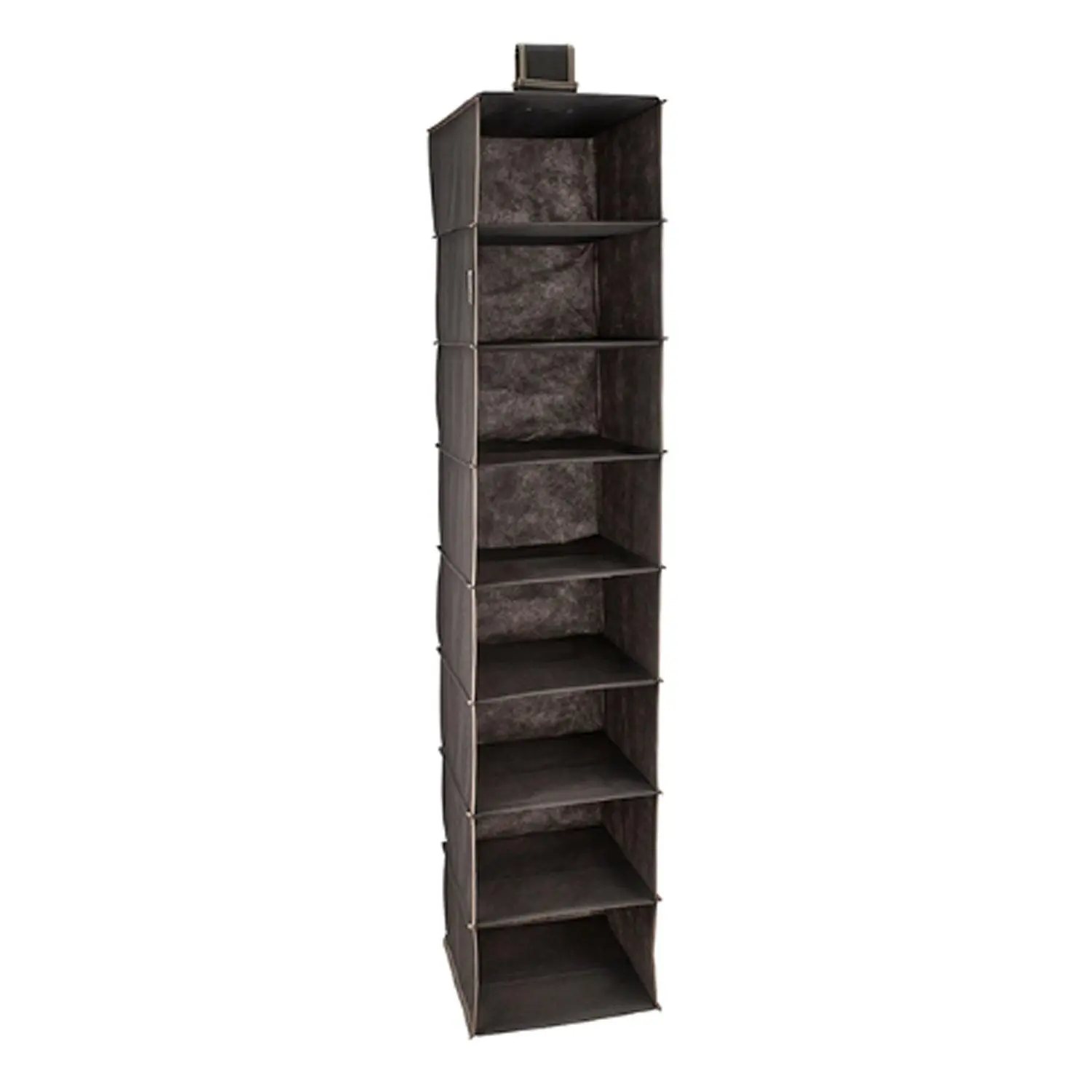 ClosetMaid 8 Shelf Wire Hanging Closet Nonwoven Fabric Organizer, Brown Kitchen Lightweight