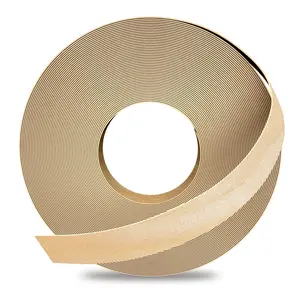 Solid wood edge banding - birch, 3/4 inch wide x 25 feet long, pre-glued, suitable for woodworking cabinet repair and furniture refinishing (home finishing building materials).