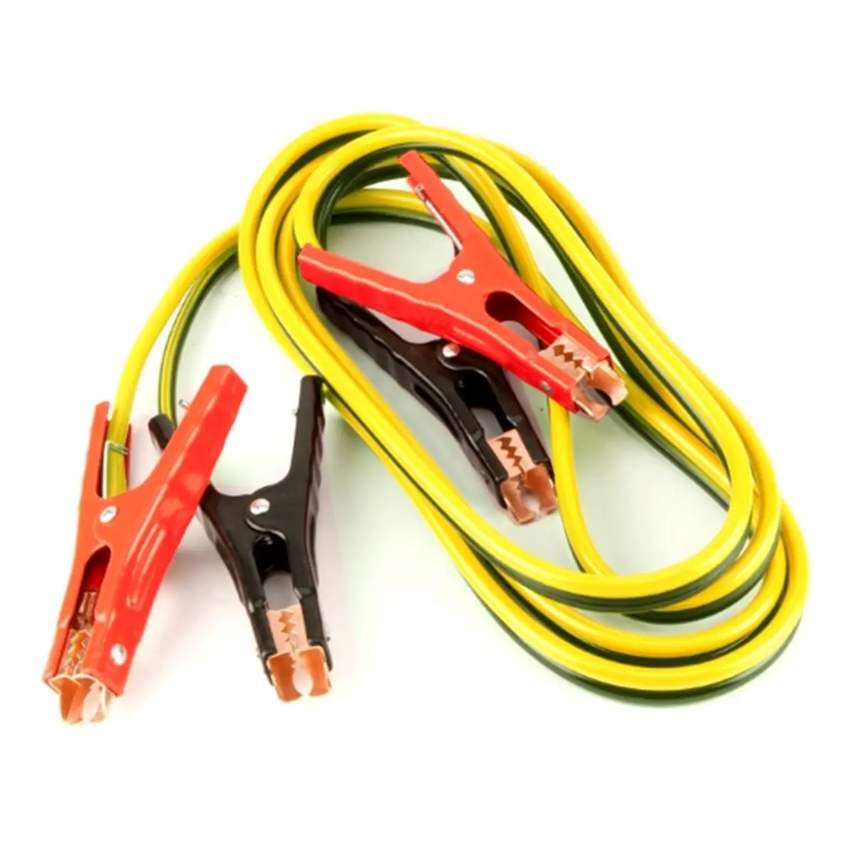 212 MAIN Jumper Cables, 12 ft 8-Gauge Heavy-Duty Sailing Automotive Tool, Tangle-Free Rubber Coated Cables with PVC-Insulated Copper Jaw Clamps for Cars