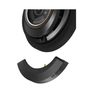 aptX Wireless Bluetooth 5.2 Adapter for Philips SHP9600 Headphones with Mic/Volume Control, Black