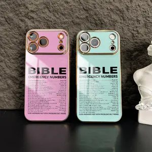 Inspirational Quotes Phone Case， Motivational Bible Verses Style for iPhone 17 16 15 14 13 12 11 Plus Pro Max， Faith Gifta2