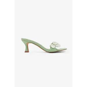 Clara Kitten Heel - Green
