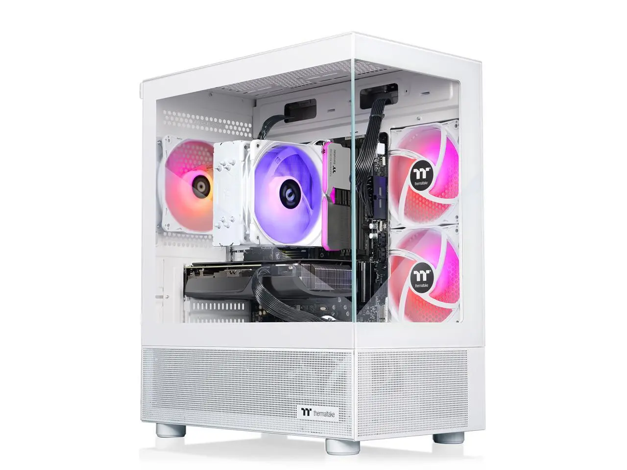 Thermaltake Gaming Desktop PC NE R76-V170S AMD Ryzen 7 8700F 16GB DDR5 1TB SSD AMD Radeon RX 7600 Windows 11 Home