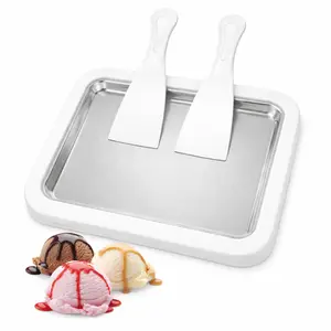 Rroetxi Instant Ice Cream Maker – No Electricity Required, Stainless Steel Rolled Ice Cream Machine, Perfect for Frozen Yogurt & More, Food-Grade for Home Use