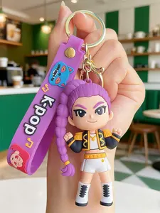 Kpop Girl Group Keychain, Phone Charm Pendant, Cartoon Boy Group Key Accessory, Bag Small Gift, Sporty Style, All Seasons