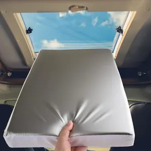 Safoner Waterproof RV Vent Insulator & Skylight Cover – Non-Slip Reflective Shade, Fits 14"x22"