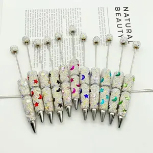 DIY Fancy Beads Pen - Electroplated Rainbow Full Rhinestone