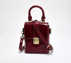 Patricia Nash Olivola Leather Top Handle Crossbody