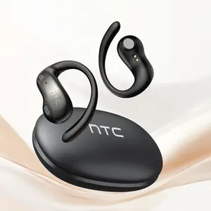 Htc Ne19 Open Ear Bluetooth-compatible Headset, Wireless Hanging Ears Design, Long Battery Life Compatible with Apple Samsung Phones