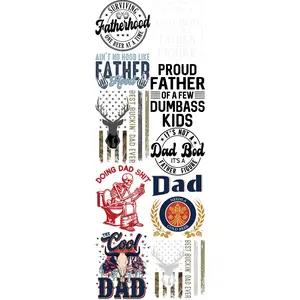 Fatherhood Fathers Day Gangsheet | DTF Heat Transfers