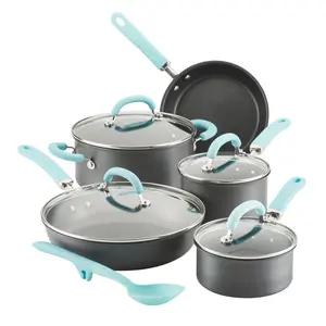 10-Piece Hard Anodized Nonstick Induction Cookware Set