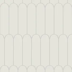 Doncaster Maple Sand 3x12 Scallop Glossy Ceramic Tile Sample
