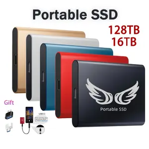 New High-Speed ​ ​ Portable SSD - 16TB - Ultra-Slim Solid State Drive External Storage