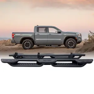 TIOYAR Steel Running Boards for 2005-2025 Nissan Frontier Crew Cab 4 Door Side Step Rail Drop Car Accessories Stability