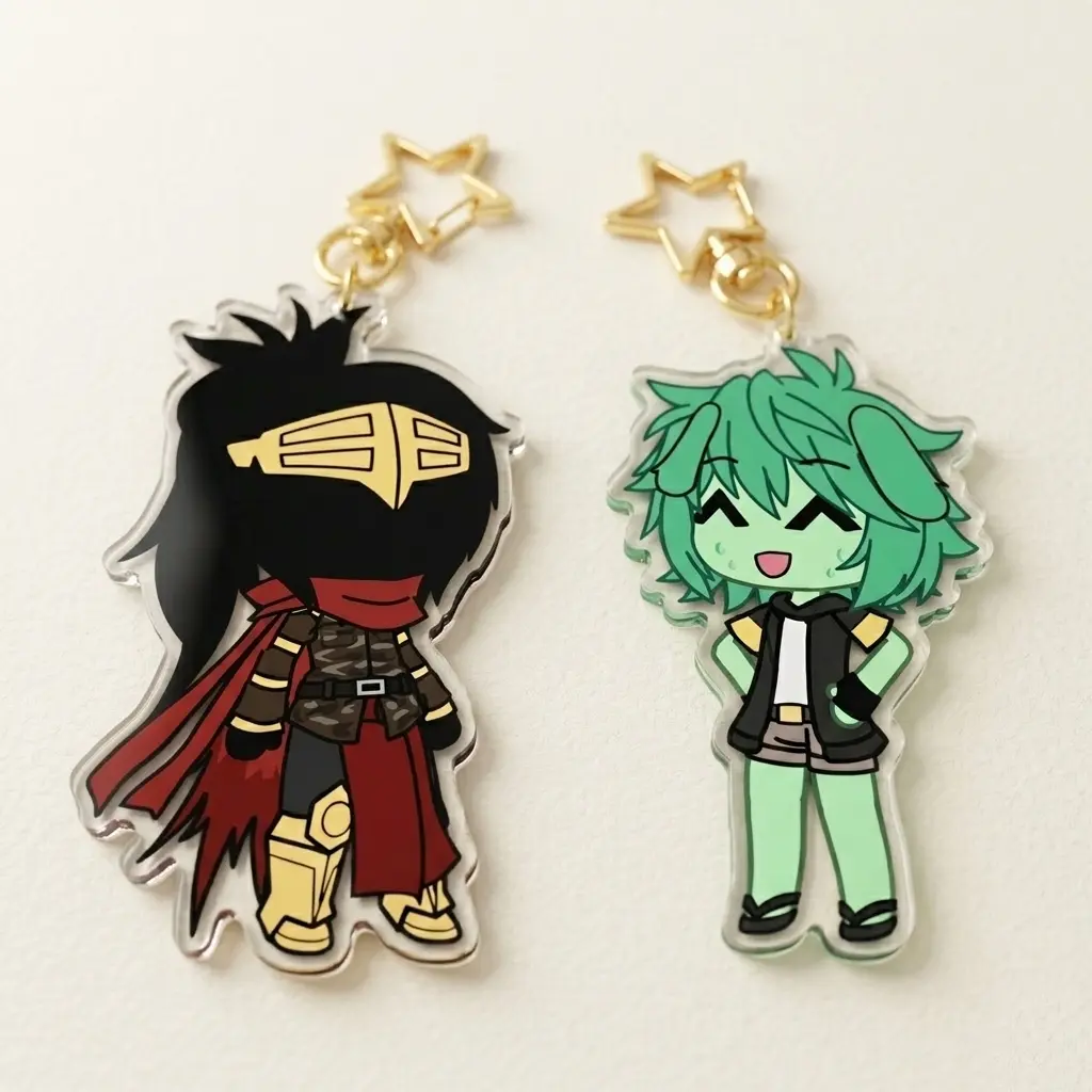 D3rlord3 & Avery Acrylic Keychain - ARG Inspired, [Searching for a