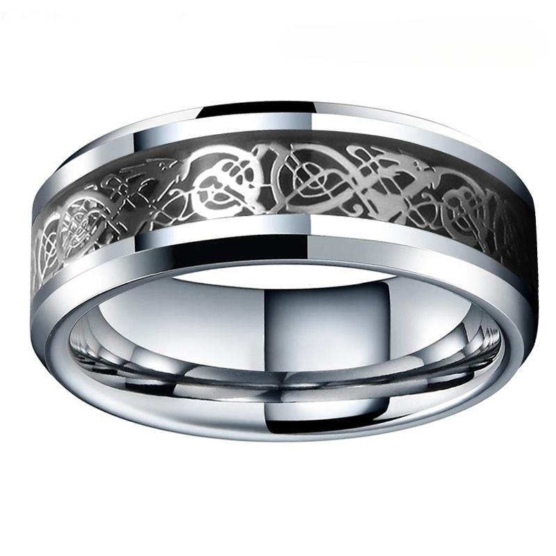 Exquisite Couple's Stainless Steel Wedding Ring Set - Durable, Hypoallergenic, and Comfortable - Perfect Valentine's Day Gift for Her and Him