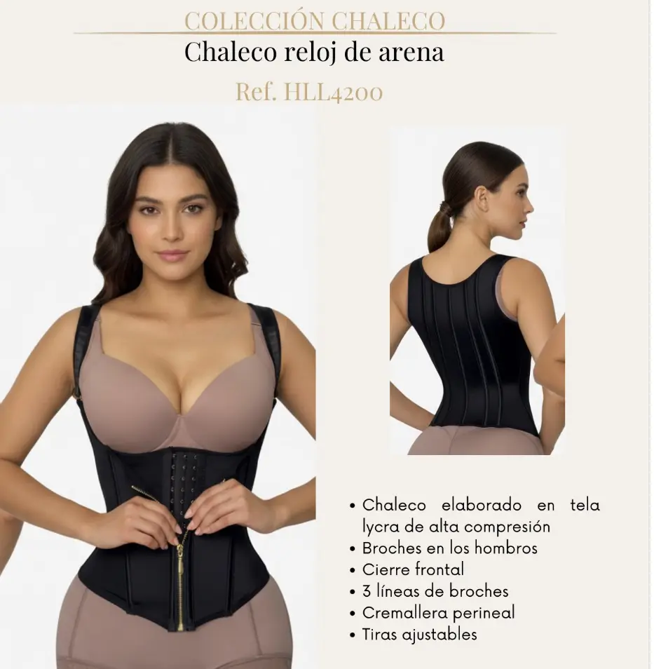 CHALECO RELOJ DE ARENA 100% COLOMBIANA  BACK SUPPORT WAIST TRAINER