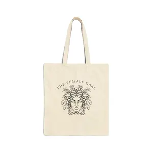 The Female Gaze Graphic Tote - Medusa, Canvas Tote, Feminist Tote