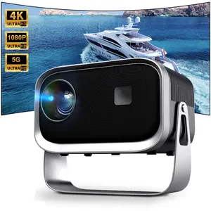 Mini Portable Projector, Support 1080P Decoding Ladder Adjustment, Home Large Screen Projector, Compatible with TV Stick, PS5, Laptop, Mobile Phone, Suitable for Office Outdoor Room projector  2025 Portable LED projector  movie