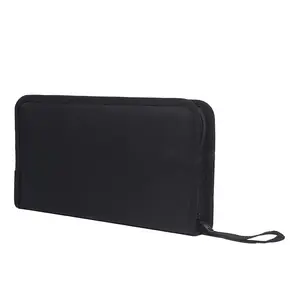 Portable CD DVD Case- 80 Capacity Mercerized Fabric CD Storage Bag Holder with Zipper for Home Car CD DVD Box Bags