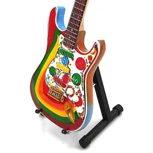 Miniature BEATLES Harrison Rocky Guitar with Free Display Stand Collectible GIFT