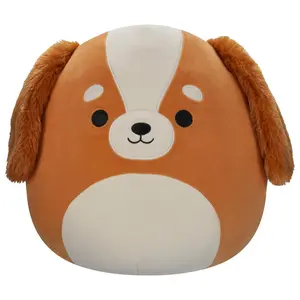 Squishmallow 12 Inch Plush | Ysabel the Brown and White Spaniel