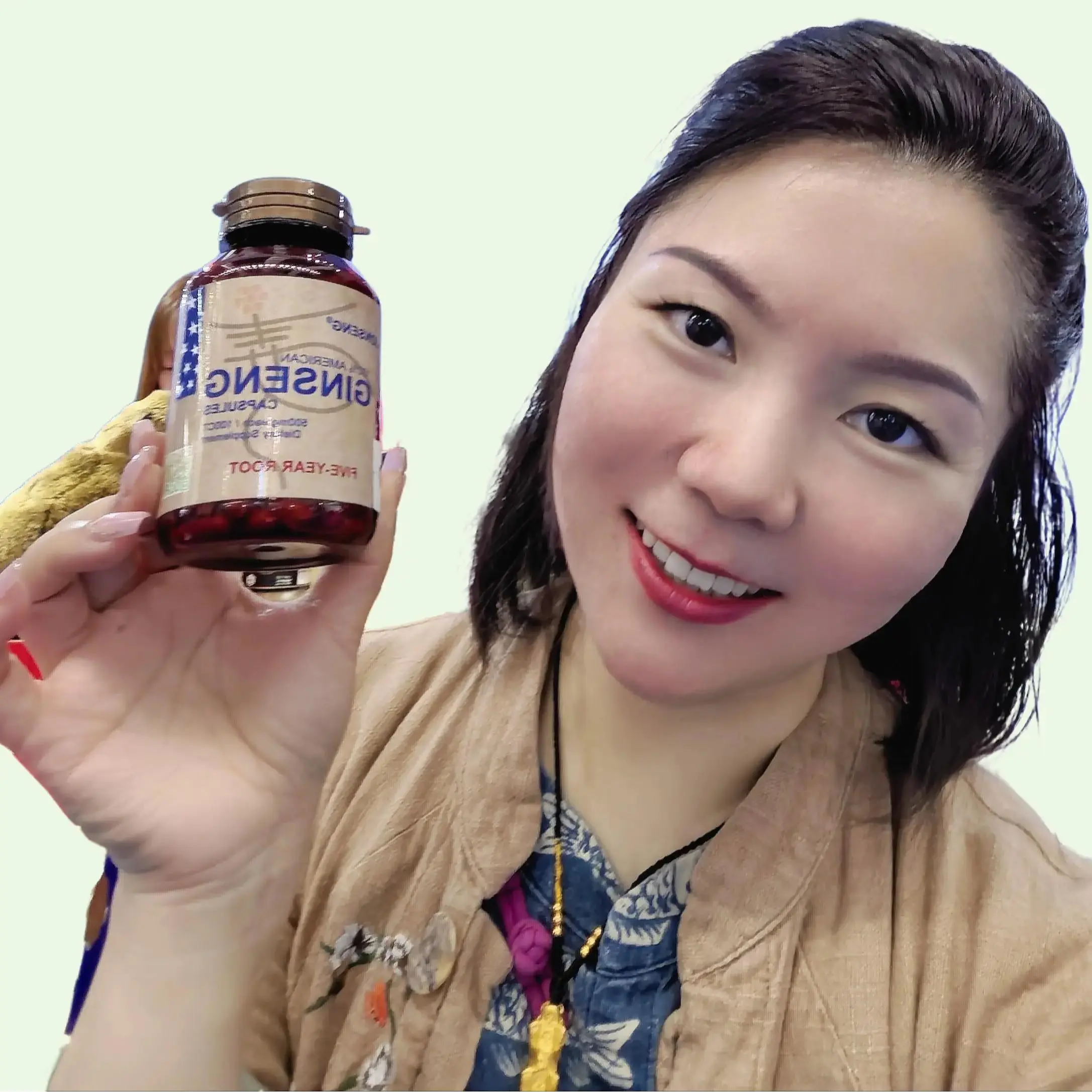Dr Jonseng American Ginseng Capsules with 100% Ginseng Powder made from 5 Year Old roots