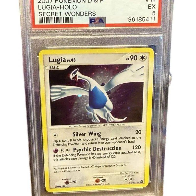 Lugia Secret Wonders Holo Rare #14 PSA 5 - Silver Wing Basic Card with 20 Power, 120 Attack Points & 20 Defense Points - TikTok Shop Lugia Secret Wonders Holo Rare #14 PSA 5 - Silver Wing Basic Card with 20 Power, 120 Attack Points & 20 Defense Points - TikTok Shop