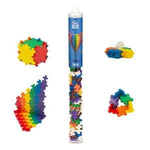 Plus-Plus Tube - 70 pc - Basic Mix - STEM Toy for Ages 5-12