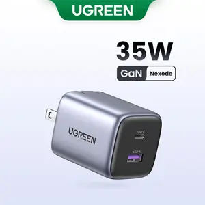 UGREEN Nexode 35W Super Fast Charger. Fits iPhone 17,16,15 Pro Max, Samsung S25 Ultra & more. GaN tech. Charging wonder!--TikTokShopSpringGlowUp,Greenish
