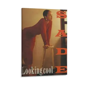 Sade Wall Art Poster. Canvas Prints. Aesthetic Decor. Wall Posters for Room. Decorative Art. Posters & Prints. Poster Canvas Wall Art For Bedroom Decor Bar Office Room Decor Gift