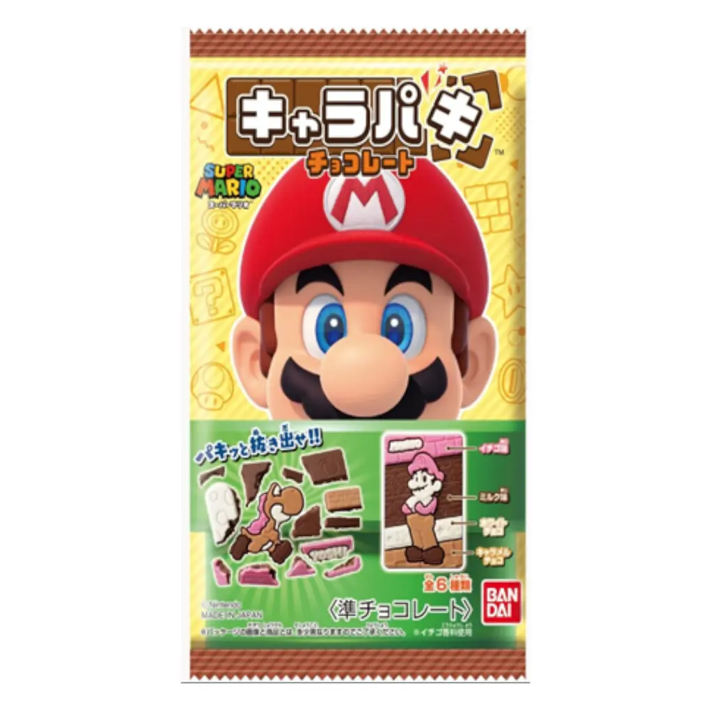 Bandai Super Mario Character Chocolate 1.02 oz Bandai Super Mario Character Chocolate 1.02 oz