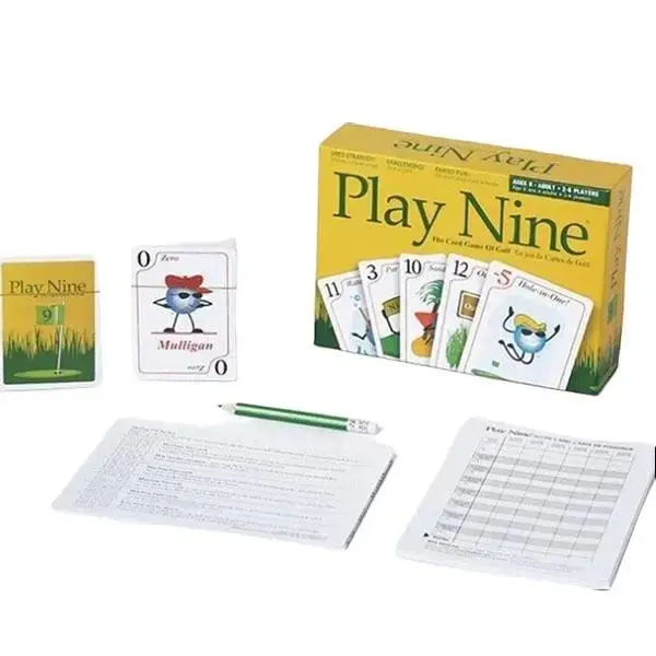 Play Nine - The Card Game of Golf for Families - Strategy Game with Hole-in-One Play, Ages 8 and Up, 1 Set of Play Cards,good gift