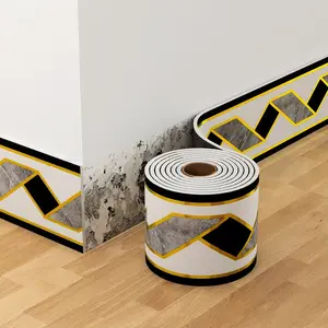 Self-Adhesive Marble Look Tile Skirting Board, Wall Corner Sticker, Window Sill Panel, Ceramic Wallpaper, Home Decoration