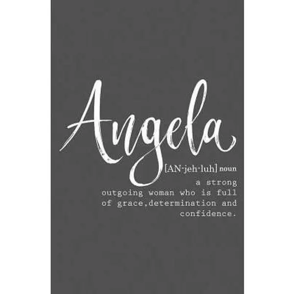 USED Book - Angela: Personalized Name Journal for Women (Custom Journal Notebook, Personalized Gift, Gift for Best Friend) by Studios, Sugar Baby (Paperback) - english