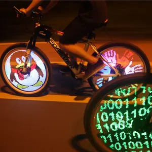 Programmable Safety Lights For Bicycle Wheels
